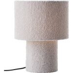 Brilliant Lampada Da Tavolo Teddy Metallo Tessuto Grigio | 230mm - Adatto per 1x E27