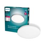 Philips LED Luce da soffitto Izso Bianca 24W 2500lm - 827-865 Regolabile Bianca | Dimmerabile - Telecomando