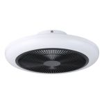 Eglo Ventilatore Da Soffitto Sayulita 1 ABS Bianca, Nero 25.3W 820lm - 827-865 Regolabile Bianca + RGB | Dimmerabile