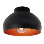Eglo Luce da soffitto Mogano 2 Nero, Rame | Adatto per E27
