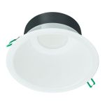 Philips Downlight LED Coreline DN142B Aluminium Bianca 11W 1200lm 60D - 830 Luce Calda | Ritaglio 155mm - IP54 - Bianca Riflettore