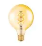 Osram Vintage 1906 LED E27 Globe Filamento Goud 125mm 4W 300lm - 820 Zeer Warm Wit | Dimbaar - Vervangt 28W