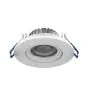 Noxion Faretti LED Ares Inclinabile Bianca 6W 540lm 927-940 3CCT | Ritaglio 68mm
