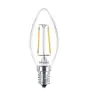 Philips Corepro LED Candela E14 Filamento Chiara 2W 250lm – 827 – Bianco Molto Caldo | Sostitutiva 25W