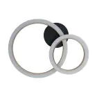 Eglo Luce da soffitto Calliera Acciaio Nero Oro 12W 1500lm - 840 Bianco Freddo | IP20 - Dimmerabile 